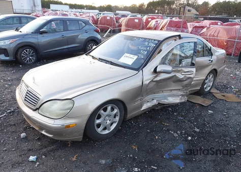 2001 Mercedes-Benz S 500 z USA, uszkodzony, nr VIN WDBNG75J31A150805